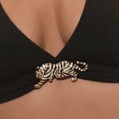 Triangel-Bikini TIGER Von Rebecca -Mode Dessous Geschäft 10 04 tiger close quadrat rebecca