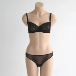 Tüll- String PETITS BIJOUX Von La Perla -Mode Dessous Geschäft bh set schwarz la perla