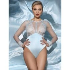Mode Dessous Geschäft 28 Langarm Body VALSE CRYSTAL Von Prelude Milano