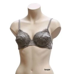 Seta Superior Stretchseide Bügel-BH POTENTE Von Cotton Club -Mode Dessous Geschäft buegel bh potente taupe cotton club