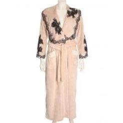 Mode Dessous Geschäft 6 Warmer Hausmantel FREDA Lang Von Marjolaine