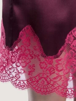 100% Seide Negligé SOIE D´AMOUR Kurz Von Aubade -Mode Dessous Geschäft negligee seide beere ms40 soie d amour aubade 4 3 1 1