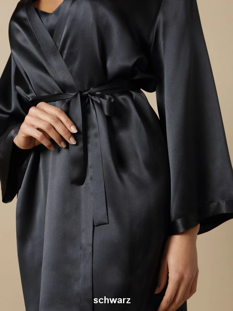 100% Seide Morgenmantel SOIE LASER Von Marjolaine 14 100% Seide Morgenmantel SOIE LASER Von Marjolaine – Bild 12