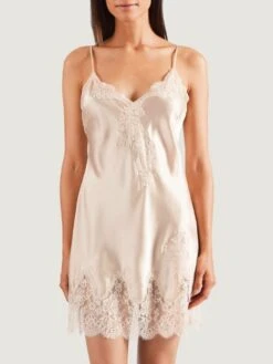 100% Seide Negligé TOI MON AMOUR Von Aubade -Mode Dessous Geschäft seide neglige ms40 goldsand 4 soie d amour aubade 4