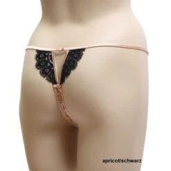 Seta Superior Stretchseide String SUBLIME Von Cotton Club 31 Seta Superior Stretchseide String SUBLIME Von Cotton Club -Mode Dessous Geschäft seide string sublime apricot schwarz cotton club b