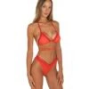 Triangel-Bikini TRAFORATA Orange-pink Von Pin-Up Stars 1 Triangel-Bikini TRAFORATA Orange-pink Von Pin-Up Stars -Mode Dessous Geschäft slip bikini pb152sg orange pin up stars 2