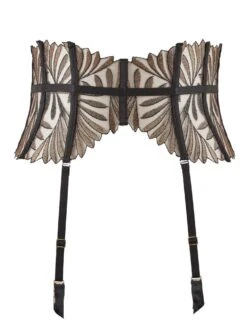 Strapsgürtel SENSORY ILLUSION Von Aubade X Iris Van Herpen 15 Strapsgürtel SENSORY ILLUSION Von Aubade X Iris Van Herpen -Mode Dessous Geschäft strapsguertel gold schwarz rc52 sensory illusion aubade