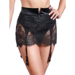 Strapsgürtel Spitze BLACK SWAN Von Prelude Milano 3 Strapsgürtel Spitze BLACK SWAN Von Prelude Milano