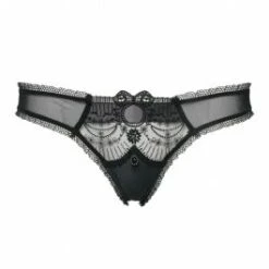 Spitzen-String TESSA Schwarz Von Escora