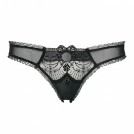 Spitzen-String TESSA Schwarz Von Escora 3 Spitzen-String TESSA Schwarz Von Escora